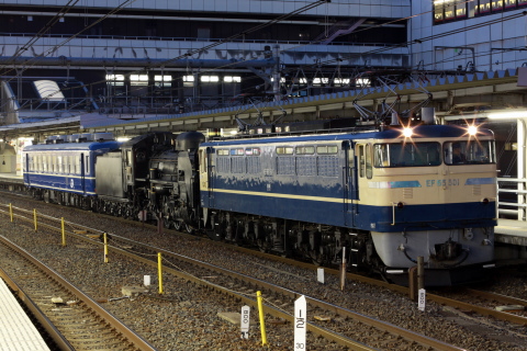 【秩鉄】C58-363 大宮総合車両センター出場を大宮駅で撮影した写真