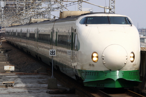 【JR東】200系K47編成使用 「さよなら200系号」運転を大宮駅で撮影した写真