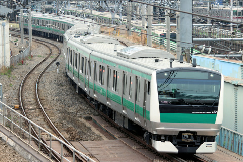 【JR東】E233系7000番代ハエ102編成 川越・埼京線内で試運転の拡大写真