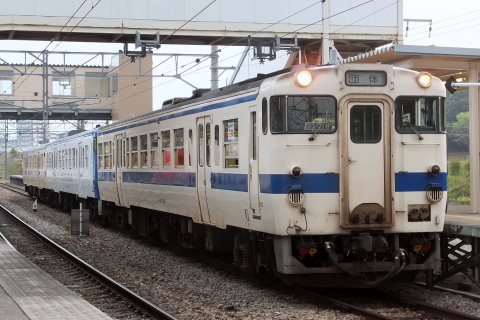 【JR九】キハ47系本チク車3両使用 団体臨時列車運転の拡大写真