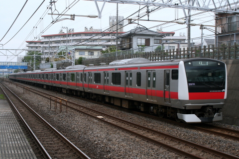 【JR東】E233系5000番代ケヨ505編成 東京総合車両センター出場を東船橋駅で撮影した写真