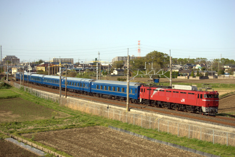 【JR東】EF81-133＋24系客車使用 乗務員訓練実施（2日目）の拡大写真