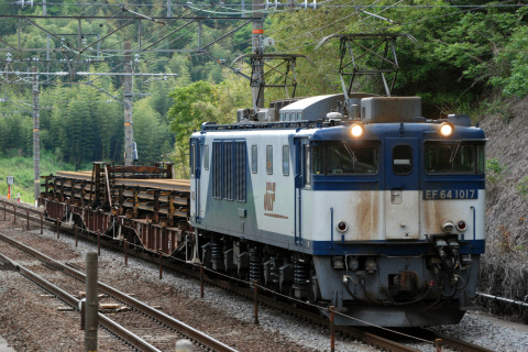 【JR貨】東海道新幹線用レール輸送実施の拡大写真