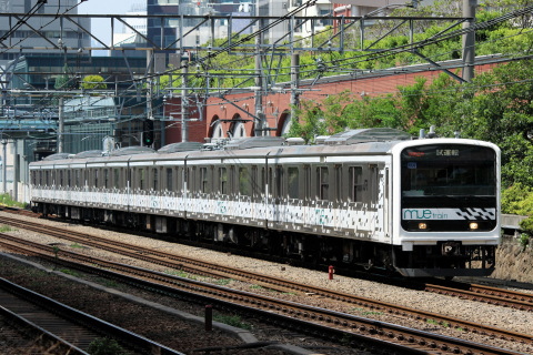 【JR東】209系『MUE-Train』 埼京線試運転を恵比寿～大崎間で撮影した写真