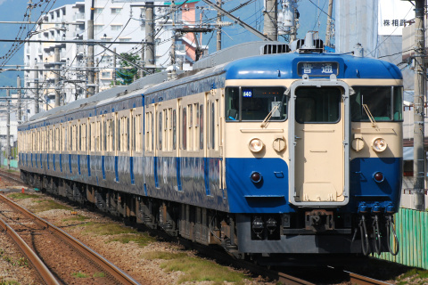 【JR東】115系トタM40編成 中央本線普通列車代走を西八王子駅で撮影した写真