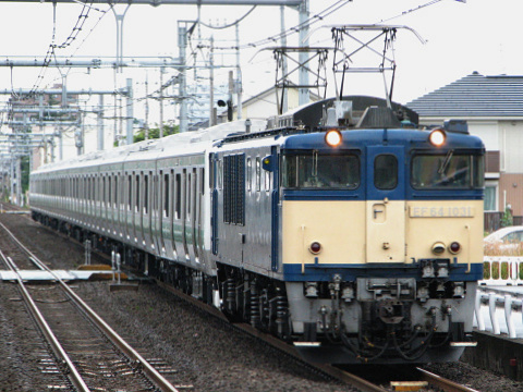 【JR東】E233系7000番代ハエ107編成 新津配給を北上尾駅で撮影した写真