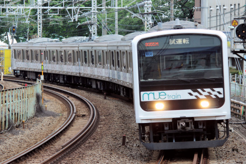 【JR東】209系『MUE-Train』 埼京線試運転を大崎～恵比寿間で撮影した写真