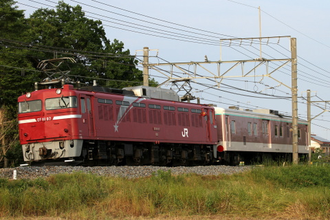 【JR東】マニ50-2186 秋田総合車両センターへ配給輸送を吹上～行田で撮影した写真