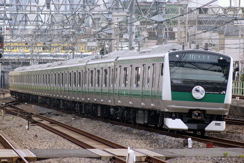 【JR東】埼京線E233系7000番代 営業運転開始を池袋駅で撮影した写真
