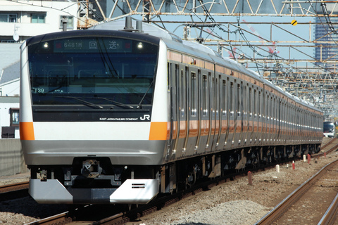 【JR東】E233系トタT39編成 東京総合車両センター出場の拡大写真