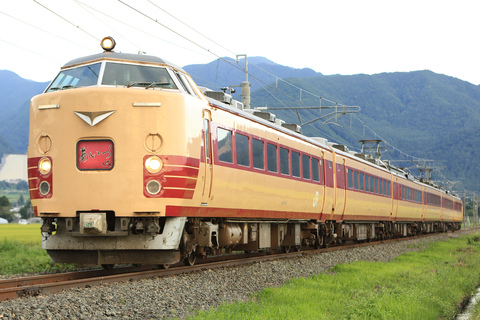 【JR東】快速「あいづライナー」 485系国鉄色車両による代走を川桁～猪苗代で撮影した写真