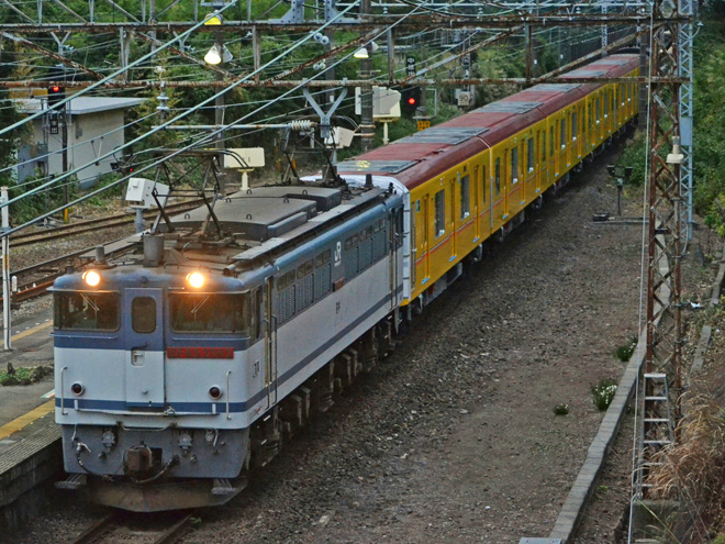【メトロ】1000系1119F 甲種輸送を根府川駅で撮影した写真