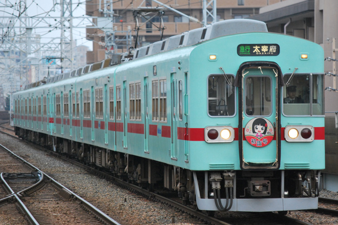 【西鉄】正月ダイヤ実施、臨時急行「初詣号」運転を大橋駅で撮影した写真