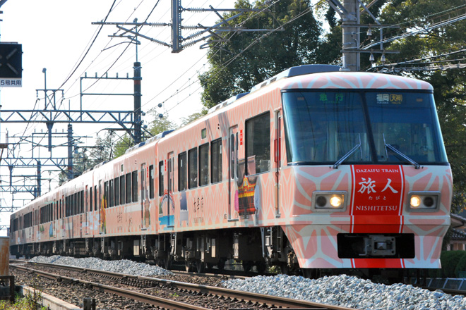 【西鉄】太宰府観光列車「旅人」運行開始を朝倉街道～紫間で撮影した写真
