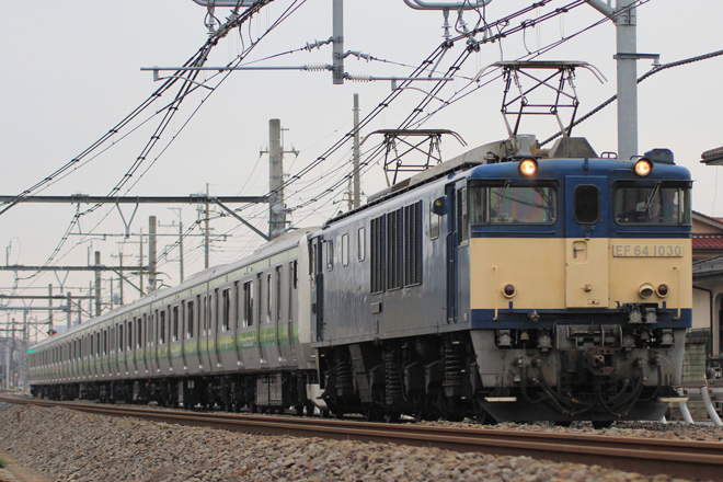 【JR東】E233系6000番台H007編成 配給輸送を上尾～宮原間で撮影した写真