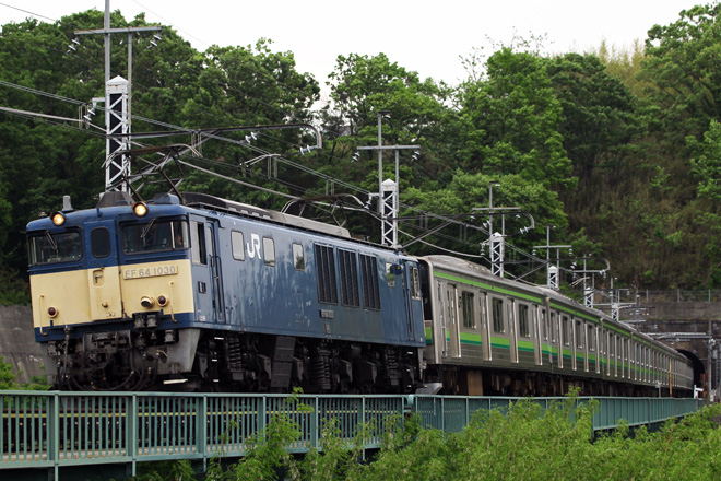 【JR東】205系クラH5編成配給輸送を塩崎～韮崎間で撮影した写真