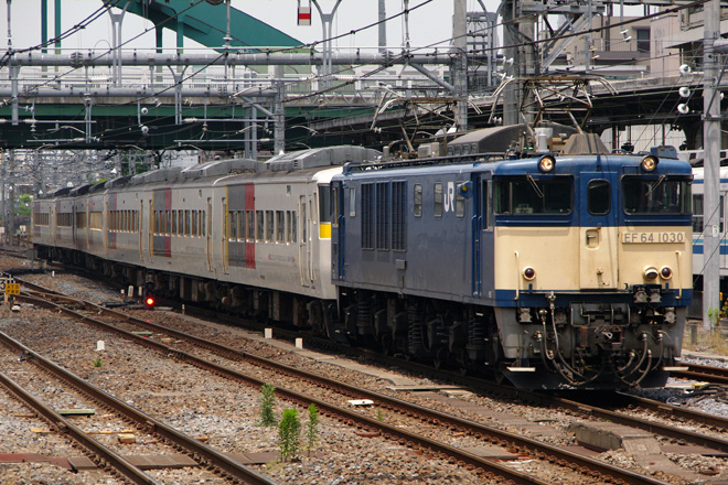 【JR東】185系OM02編成廃車配給を大宮駅で撮影した写真