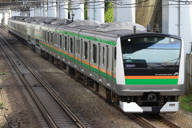 【JR東】E233系E03編成東京総合車両センター出場の拡大写真
