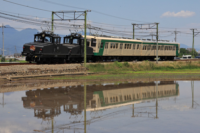 【上信】デキ運行開始90周年記念臨時列車運転を南高崎～根小屋間で撮影した写真
