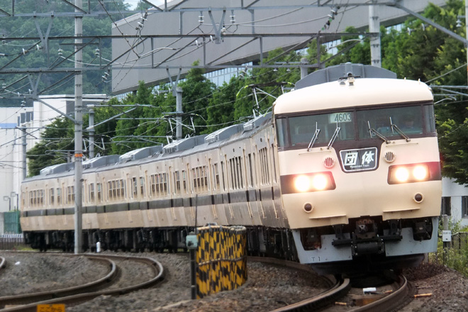 【JR西】117系T1編成を使用した団体専用列車の拡大写真
