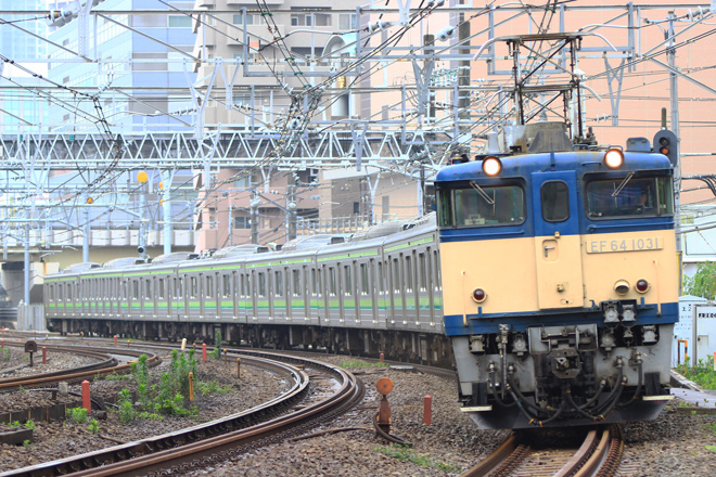 【JR東】205系H15編成 配給輸送を大崎～恵比寿間で撮影した写真
