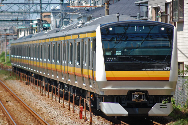 【JR東】E233系8000番台N1編成 南武線内試運転の拡大写真
