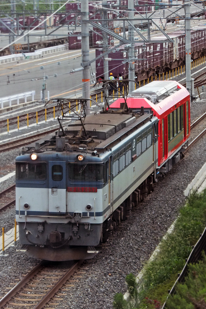 【箱根】箱根登山鉄道3000形3002号 甲種輸送の拡大写真