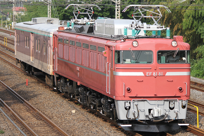 【JR東】EF81-81牽引ゆうマニ配給の拡大写真