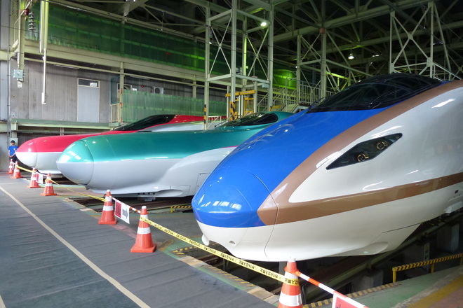 【JR東】「第29回新幹線車両基地公開」開催を新幹線総合車両センターで撮影した写真