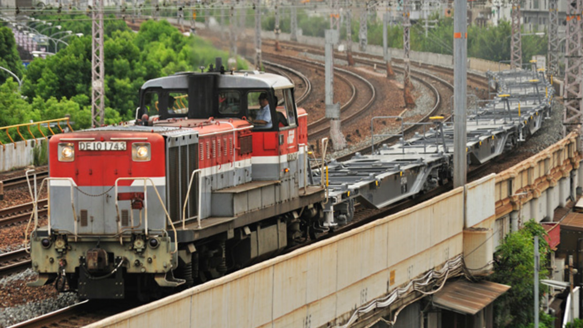JR貨】コキ107形（新車）8両 梅田貨物へ |2nd-train鉄道ニュース