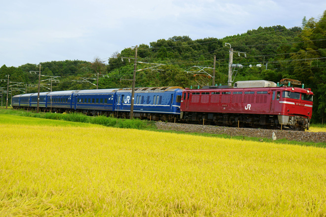 【JR東】「寝台列車で行く！函館の旅」運転を植田～泉間で撮影した写真