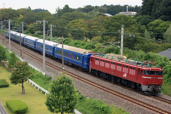 【JR東】「寝台列車で行く！函館の旅」運転を赤塚～水戸間で撮影した写真