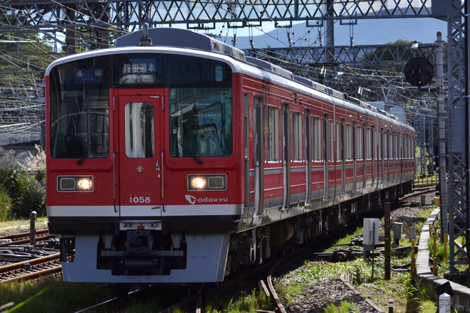【小田急】箱根登山線内1000形試運転を小田原駅で撮影した写真