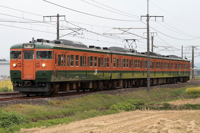 【JR東】高崎車両センター115系T1145編成に小変化の拡大写真
