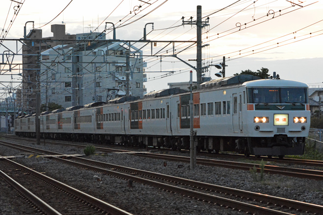 【JR東】「湘南国際マラソン」開催に伴う臨時列車運転を藤沢～辻堂間で撮影した写真