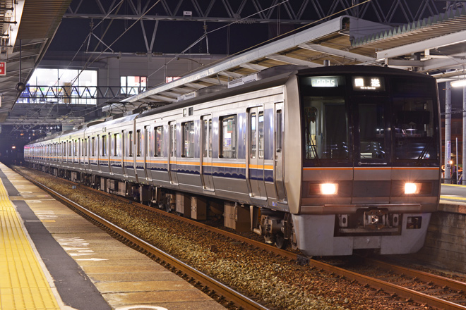 【JR西】207系F1編成網干総合車両所本所出場を東加古川駅で撮影した写真