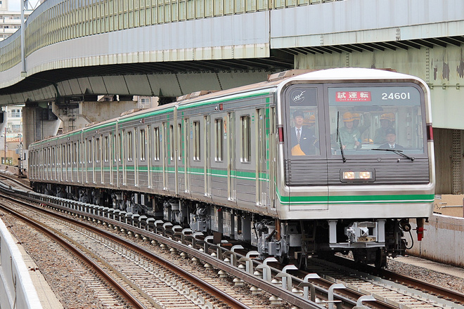 【大市交】24系24601Fが試運転を弁天町駅で撮影した写真