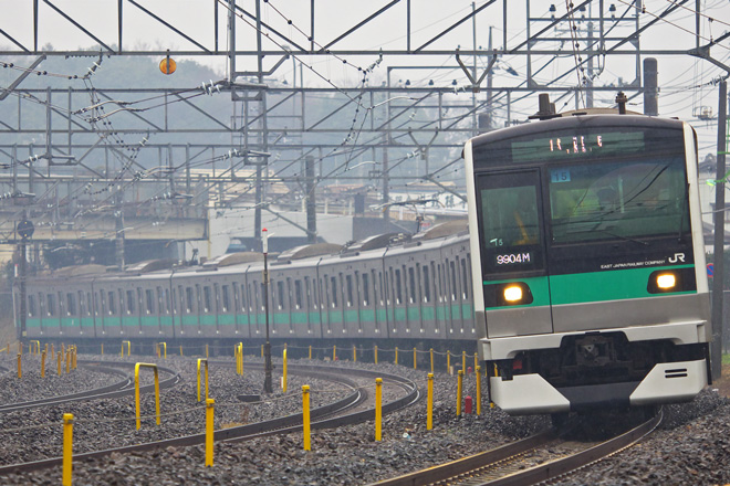 【JR東】E233系マト15編成 常磐緩行線内で試運転を天王台～取手間で撮影した写真