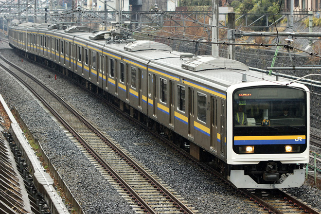 【JR東】209系マリC602+C412編成 大宮総合車両センター入場を池袋～大塚間で撮影した写真