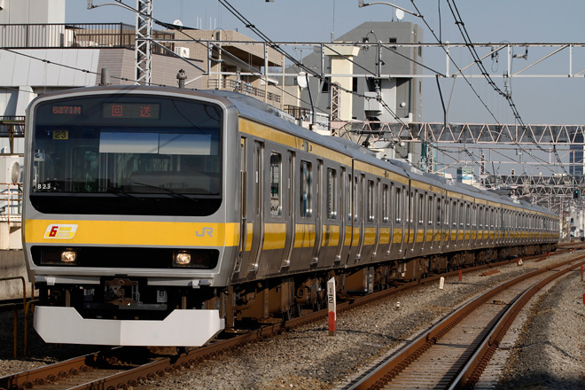 【JR東】E231系ミツB23編成東京総合車両センター出場を西荻窪駅で撮影した写真