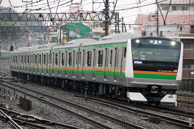 【JR東】E233系コツE-71編成J-TREC出場を戸塚駅で撮影した写真