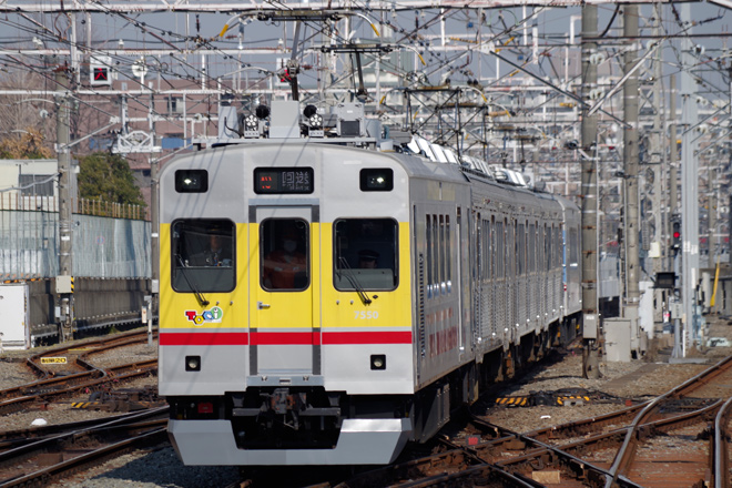 【東急】7600系7601F廃車回送を鷺沼駅で撮影した写真