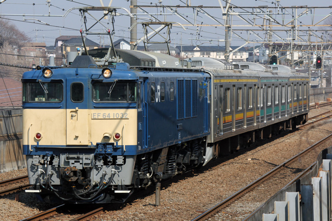【JR東】205系3両 配給輸送を新秋津駅付近で撮影した写真