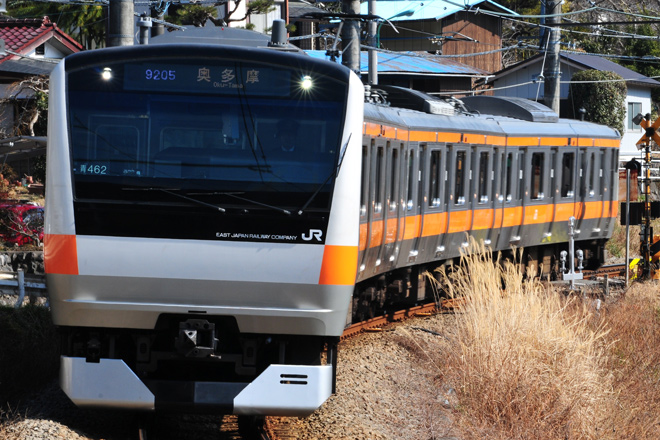 【JR東】青梅線臨時普通列車運転を沢井～御嶽間で撮影した写真