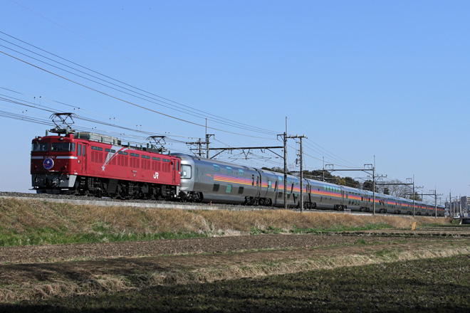 【JR東】EF81-97牽引のカシオペアの拡大写真