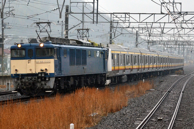 【JR東】E233系8000番台ナハN15編成 配給輸送を二宮駅で撮影した写真