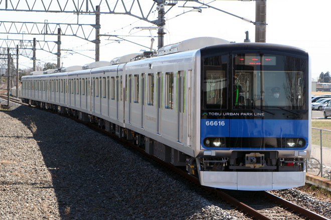 【東武】60000系61616F性能確認試運転を板倉東洋大前駅で撮影した写真
