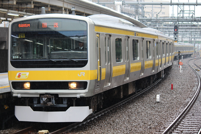 【JR東】E231系ミツB26編成東京総合車両センター出場を大崎駅で撮影した写真