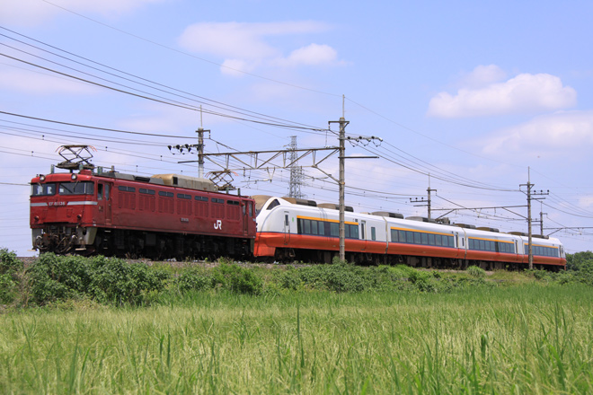 【JR東】E751系アオA103編成配給輸送の拡大写真