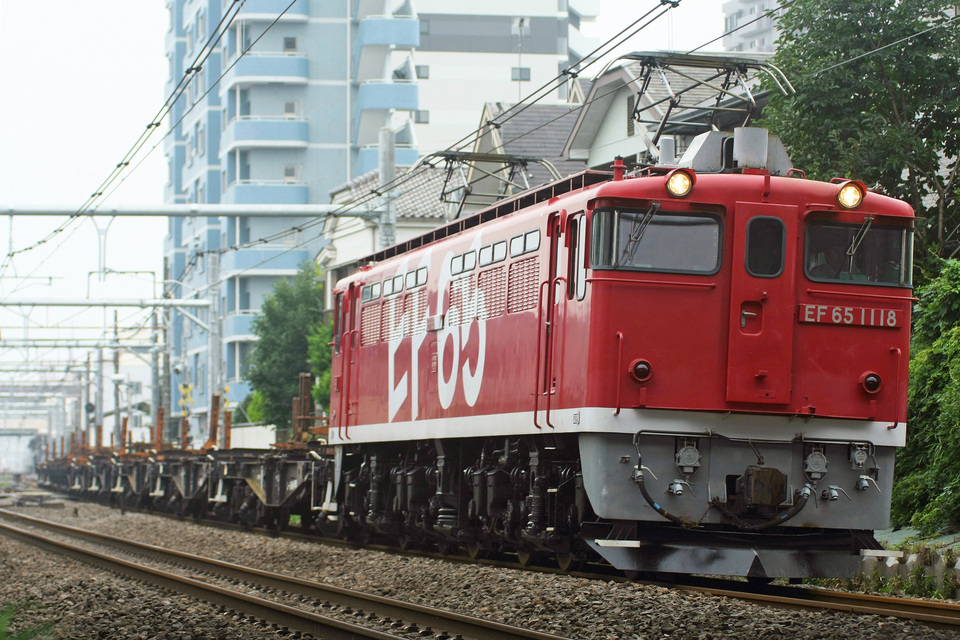 【JR東】EF65-1118牽引新津工臨返却の拡大写真
